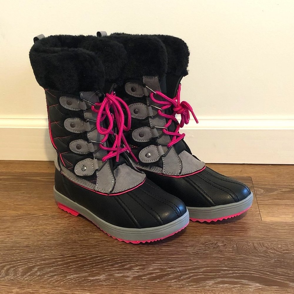 NWT Totes Girls Winter Boots Size 2